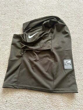 Nike Olive Green Dri-FIT Mask